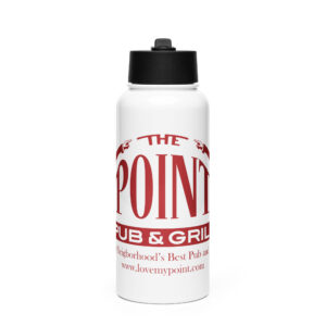 The Point Stainless Steel Water Bottle with Straw Lid