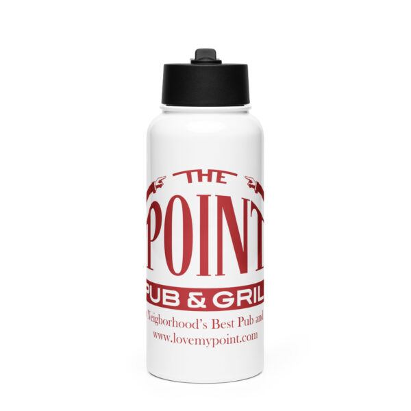 The Point Stainless Steel Water Bottle with Straw Lid