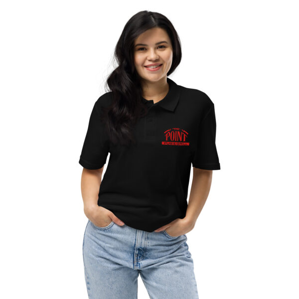 The Point Unisex Piqué Polo Shirt - Image 2