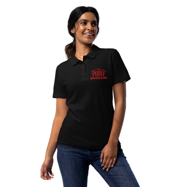 The Point Women’s Piqué Polo Shirt - Image 2