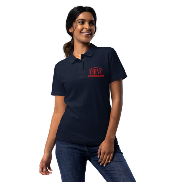 The Point Women’s Piqué Polo Shirt - Image 8